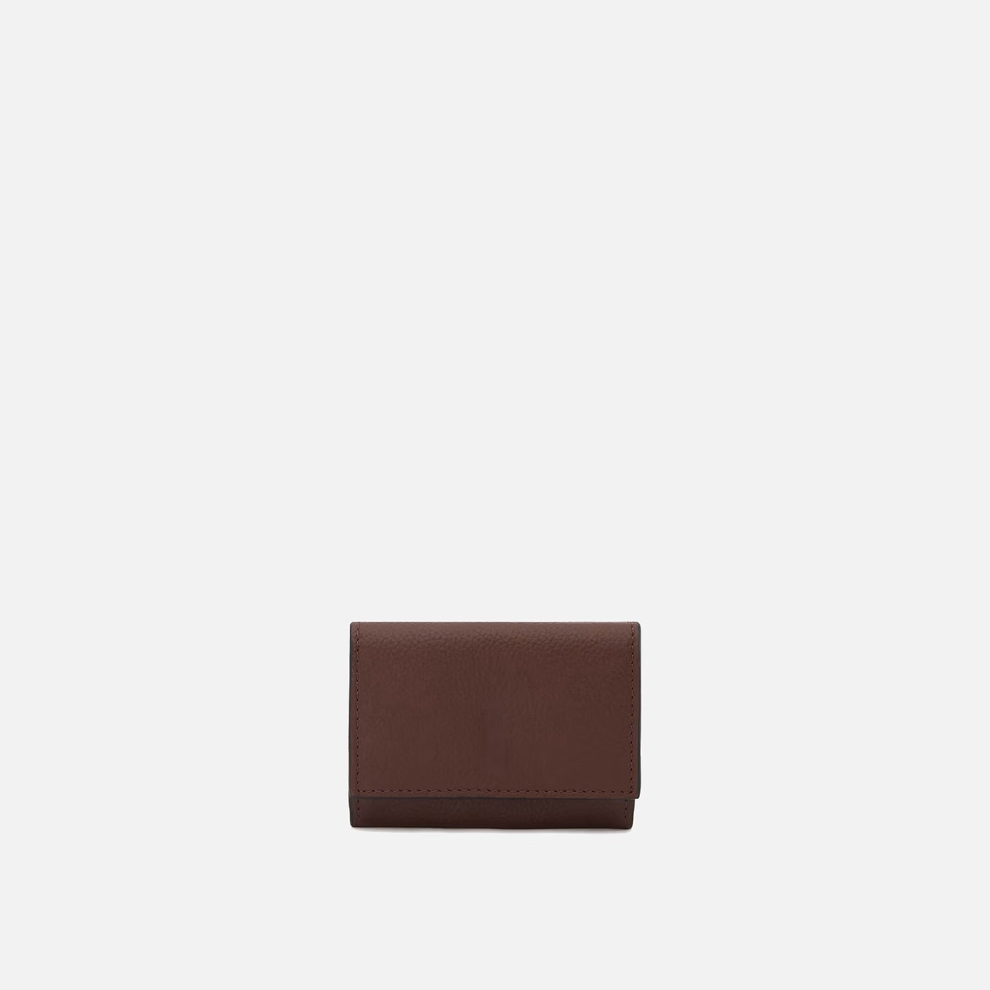 Pebble Grain Leather Multi-Slot Foldable Clutch Wallet