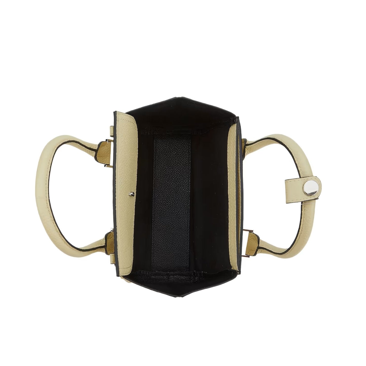 Structured Nappa Leather Mini Flap Top Handle Bag