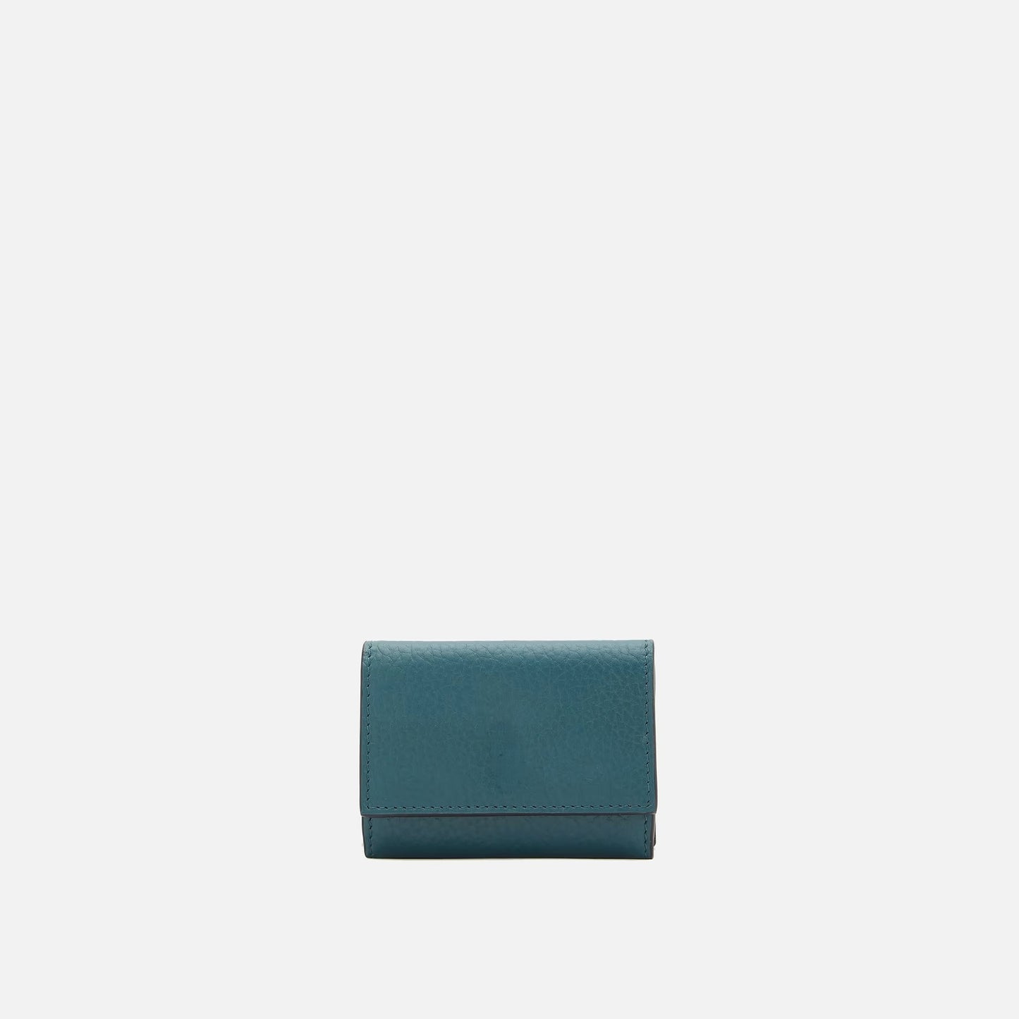 Pebble Grain Leather Multi-Slot Foldable Clutch Wallet