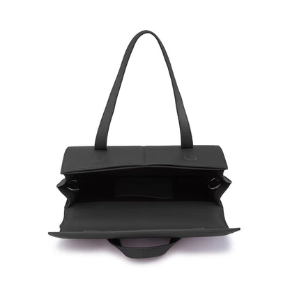 Elongated Cylinder Nappa Leather Mini Handle Bag